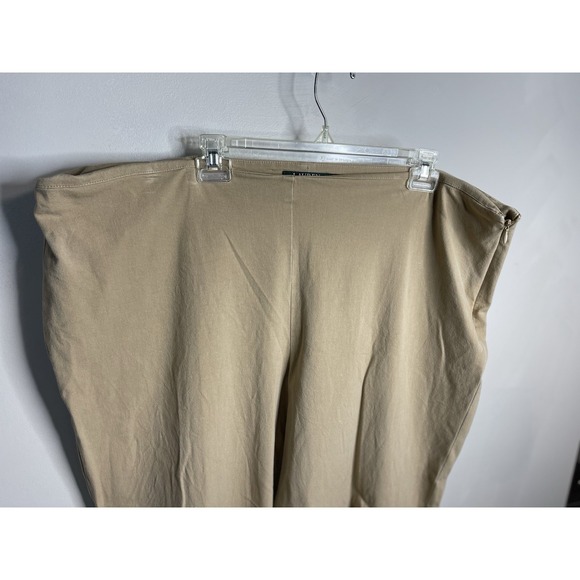 LAUREN RALPH LAUREN Plus Size Beige Dress Pants Women's Size 22W - Picture 2 of 8
